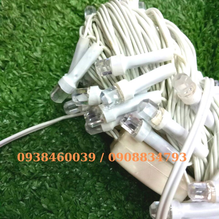 Dây led lục giác lớn -chớp đủ màu-8m