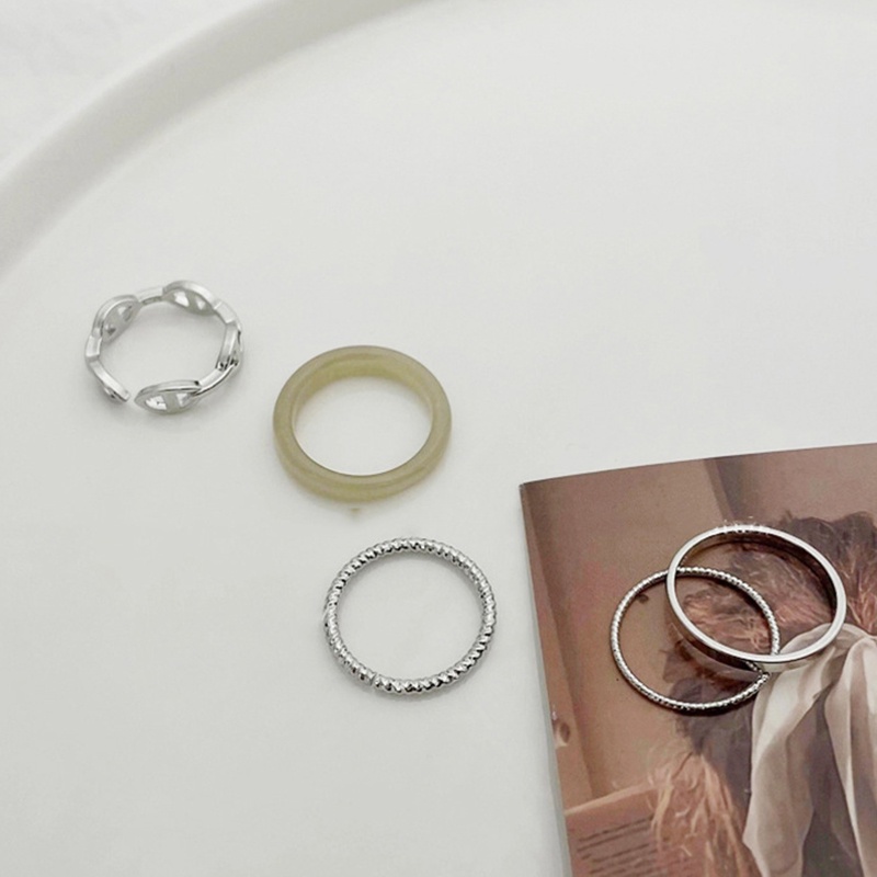 IF ME Set 5 nhẫn đeo tay thời trang Hàn Quốc cho nữ