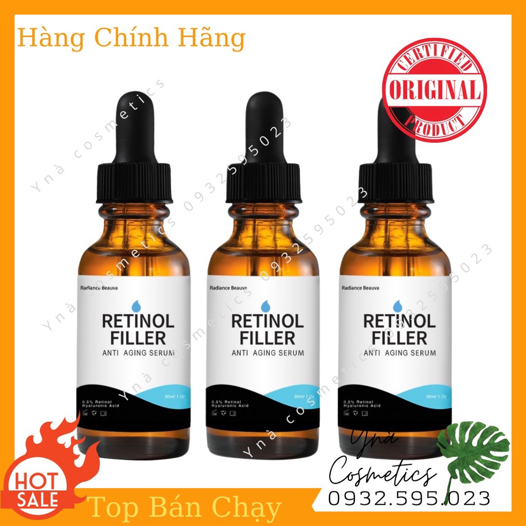 Retinol Filler - Radiance Beauva - Retinol Thu Nhỏ Lỗ Chân Lông- Căng Bóng Trẻ Hóa Da- Giảm Mụn