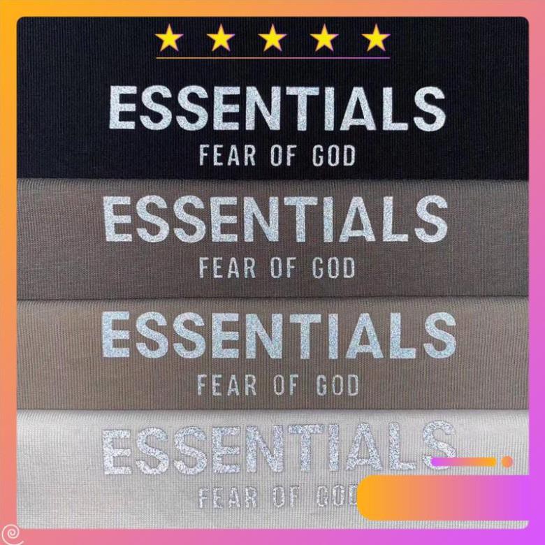 ⚡️ - Áo polo FOG ESSENTIALS ss20 Black full tag túi, áo polo fear of god lỗi 1 đổi 1