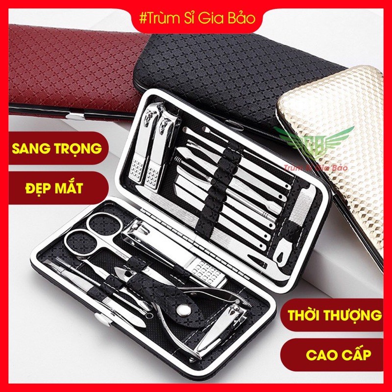 Bộ Bấm Móng Tay ,Làm Đẹp 🌟19 CHI TIẾT 🌟 Bộ Kiềm Bấm Móng Sang - Xịn - Mịn.