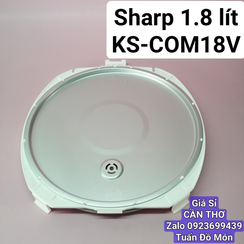 Gioăng tấm đậy khóa Nồi cơm điện tử Sharp 1.8 lít KS-COM18V phụ tùng linh kiện chính hãng