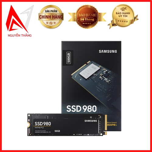 Ổ cứng ssd Samsung 980 PCIe NVMe V-NAND M.2 2280 500GB MZ-V8V500BW (đọc: 3100MB/s /ghi: 2600MB/s) chính hãng