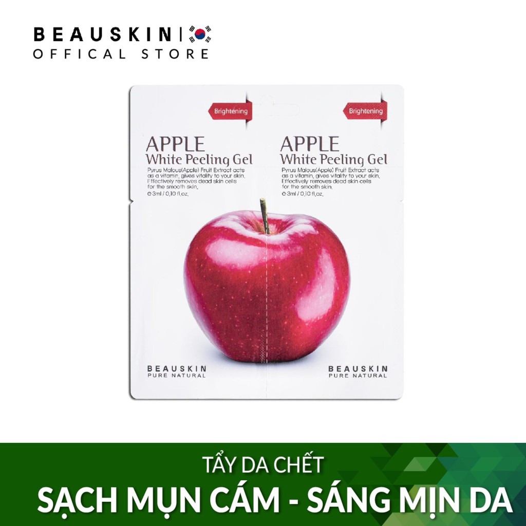 Tẩy da chết Beauskin Apple White Peeling 1x6ml