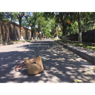 Túi cói mềm có quai xách