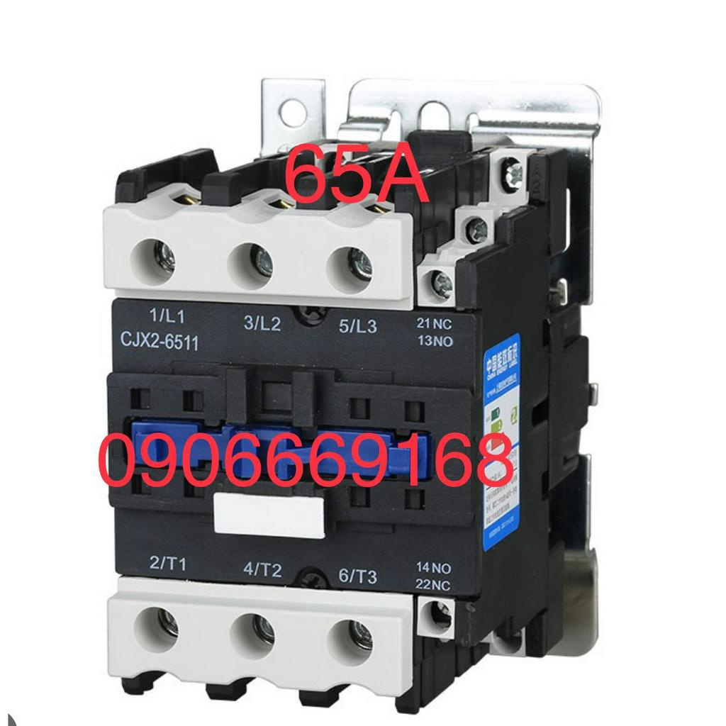 Khởi Động Từ - Contactor 65A - CJX2-6511 Hiệu BERM 220V ( HÀNG MỚI 100% ) CJX2 6511