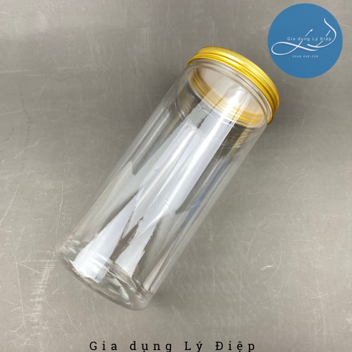 Hũ nhựa nắp nhôm vàng, bạc - Hũ nhựa đựng thưc phẩm