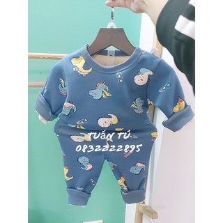 Combo 3 bộ nỉ lót lông