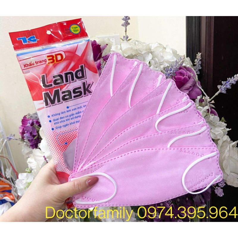 1 gói 6 cái khẩu trang LANDMASK VIP ĐỎ KF94,KG MASK,YOKI,KJ95 hàng chính hãng công ty