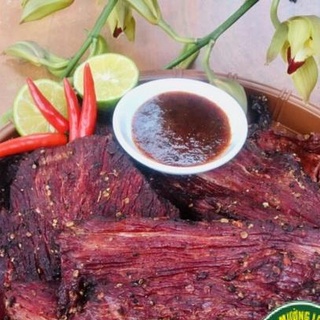 Thịt trâu gác bếp 500 gram chuẩn mường lò thương hiệu thịt hun khói mường lò