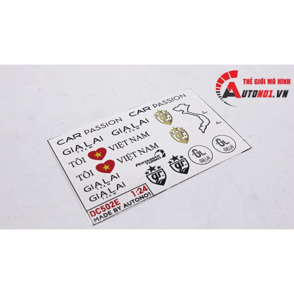 Decal Nước Car Passion - Gia Lai Team Autono1 DC511