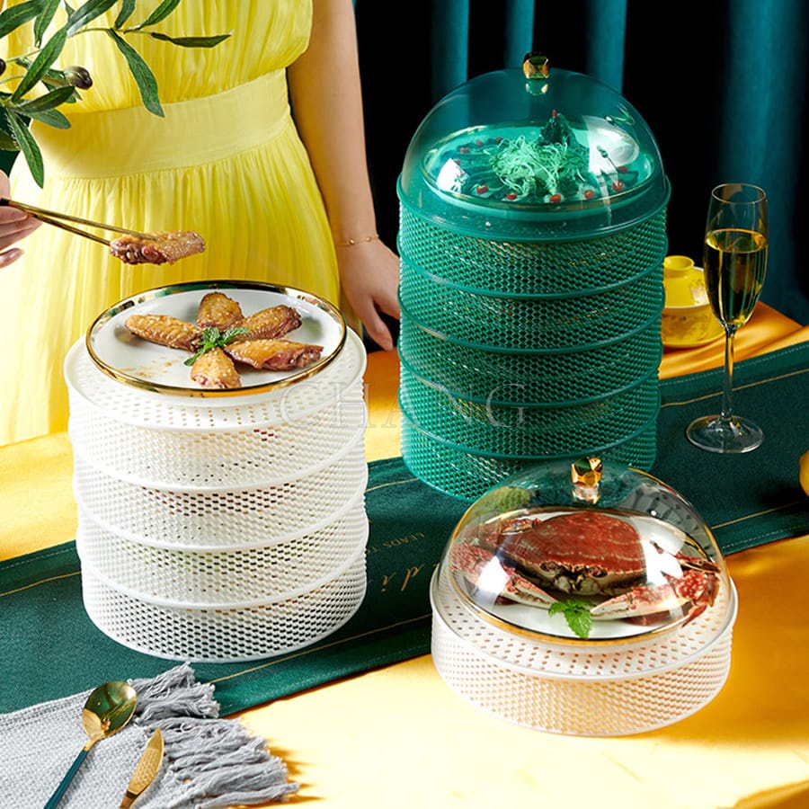 Lồng Bàn 5 Tầng Đậy Thức Ăn Thông Minh Đa Năng Cao Cấp Sử Dụng Làm Rổ Đựng Mẫu Mới 2022