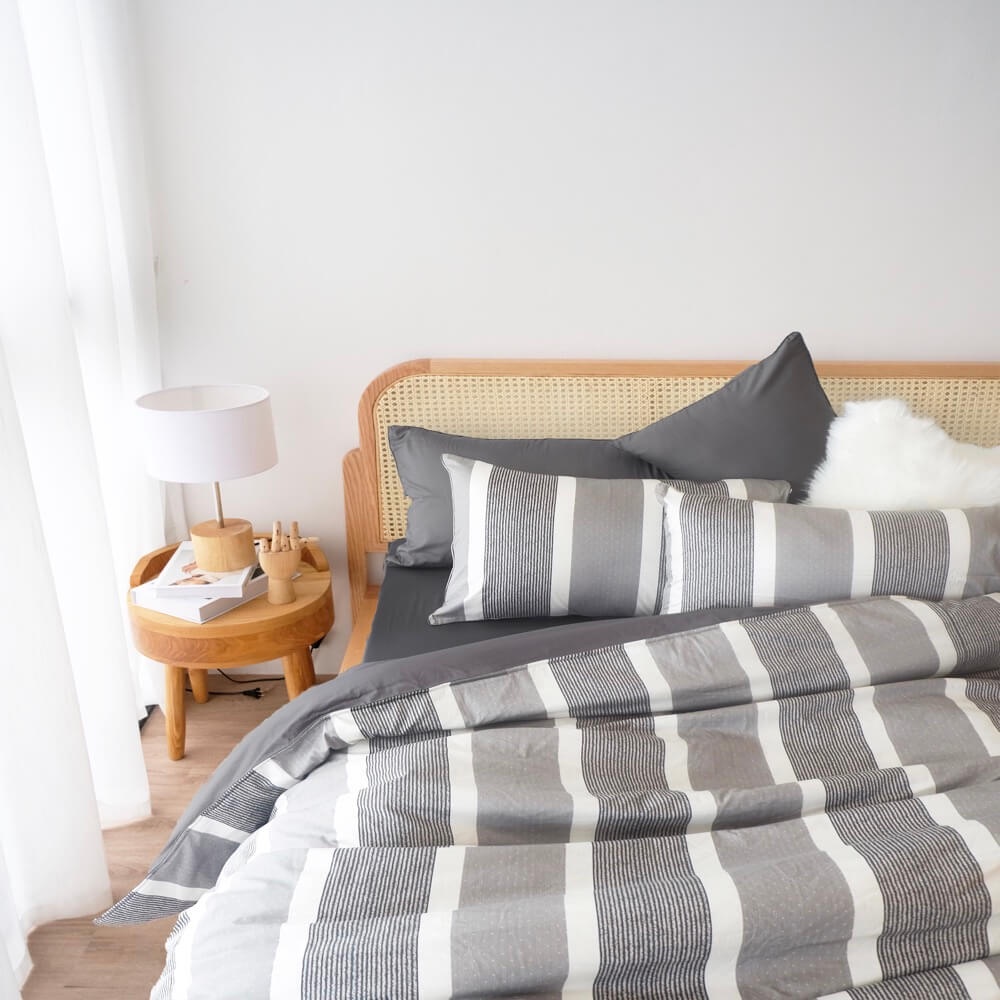 Bộ ga chun Amando Dream DLKC 4 chi tiết 100% cotton thoáng mát đa dạng màu hàng chính hãng Vua Nệm