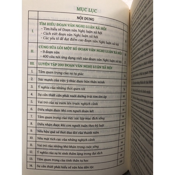 Sách - Viết đoạn văn nghị luận xã hội không khó