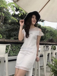 váy suông hở vai