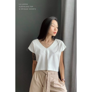 Áo Linen- Áo Cổ tim- Mẫu Basic-Chất Linen