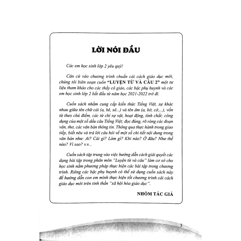 Sách Luyện Từ Và Câu 2 (Theo Chương Trình Tiểu Học Mới)