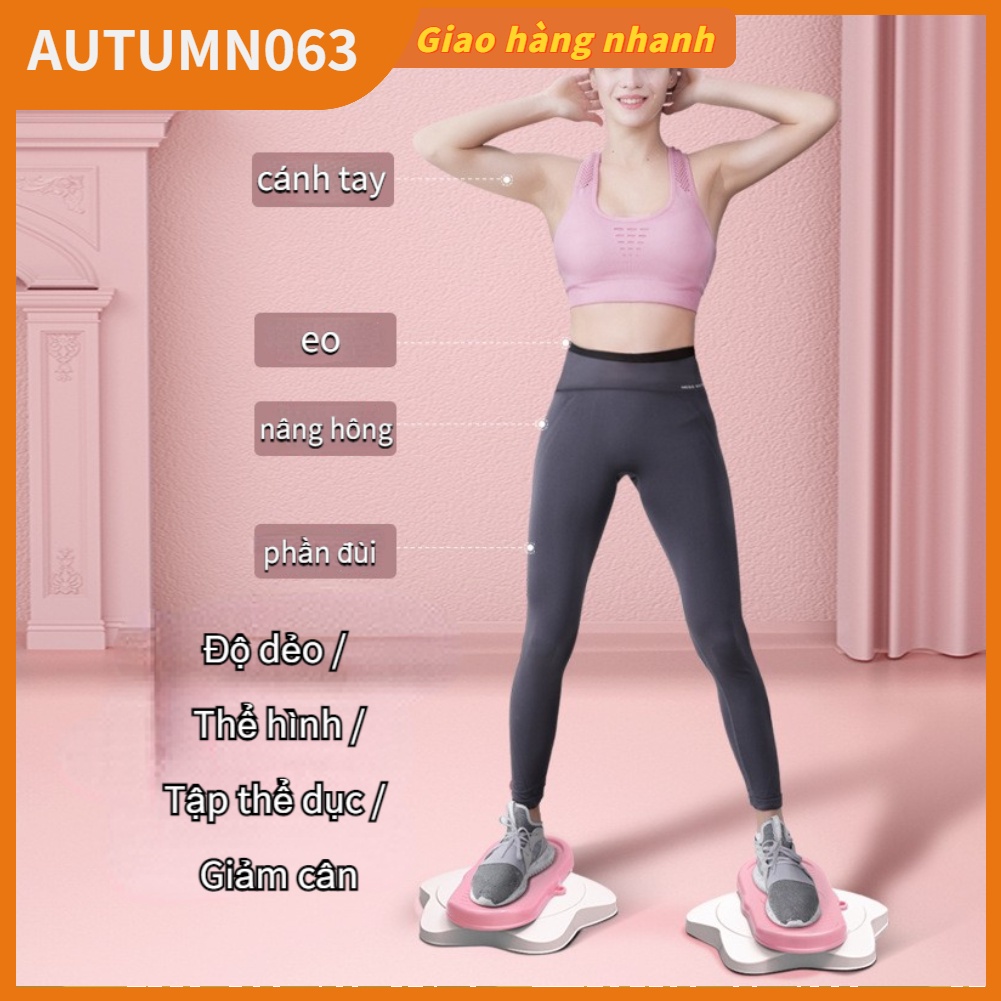 Bài tập Đĩa Xoắn eo Chia Thiết bị xoắn làm thon gọn hình câm nhỏ Autumn063