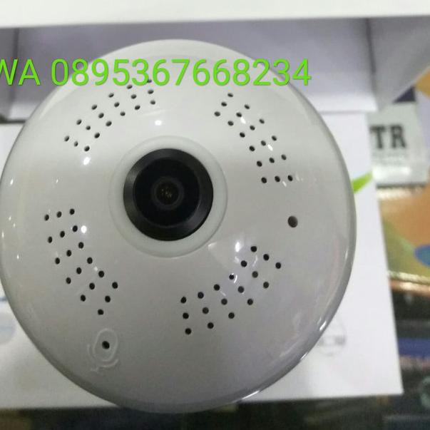 Camera Ip Wifi Không Dây Hình Bóng Đèn 360 Độ