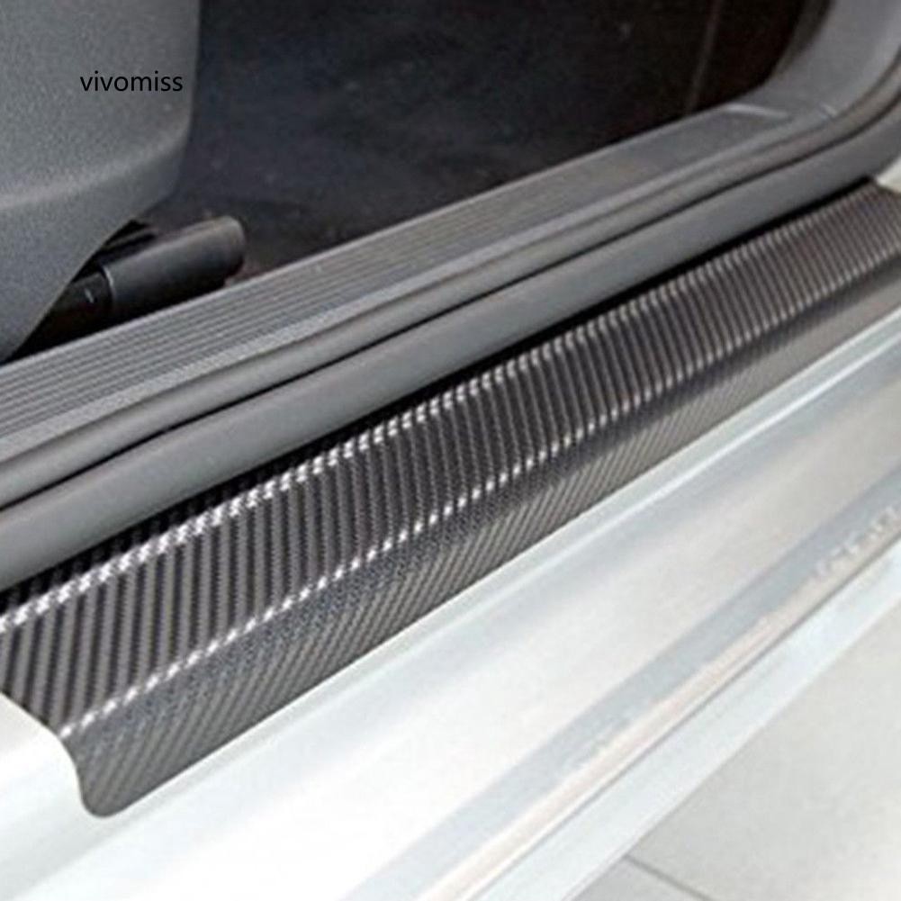 Bộ 4 miếng decal 3D chống trầy dán cửa/cốp hành lý xe hơi