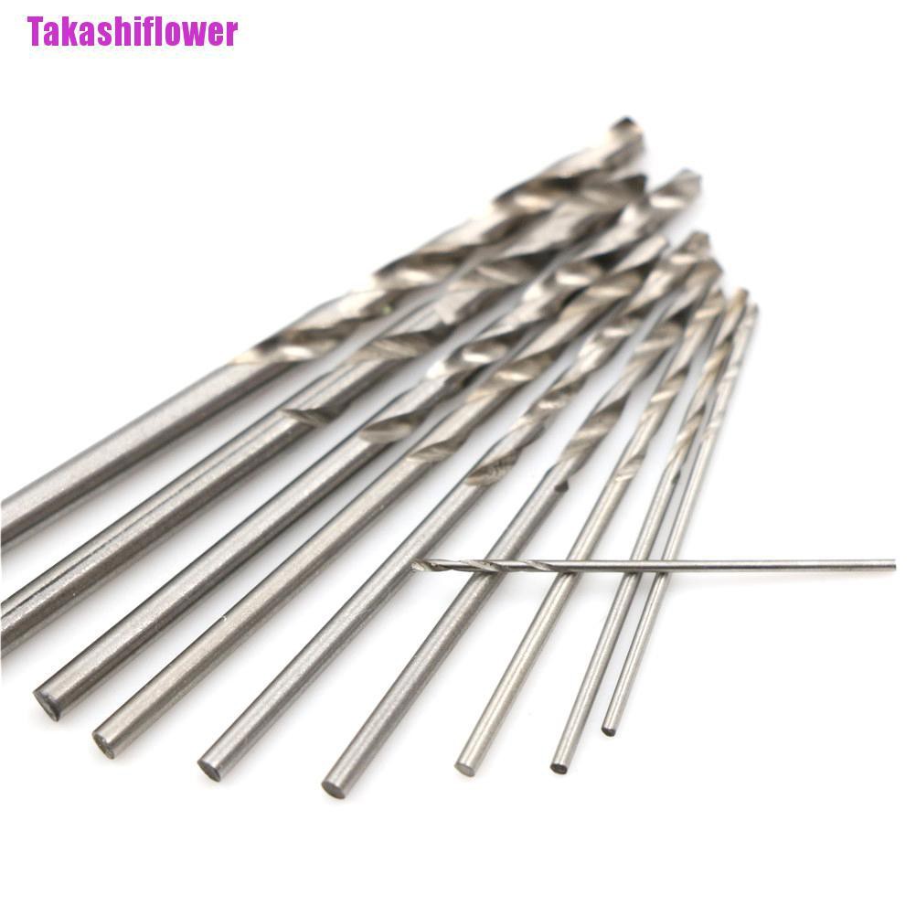 (Hàng Mới Về) Bộ 10 Mũi Khoan Thép Titan Kích Thước Mới