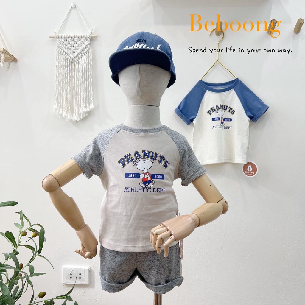 Bộ cộc tay Peanuts Bernie cho bé