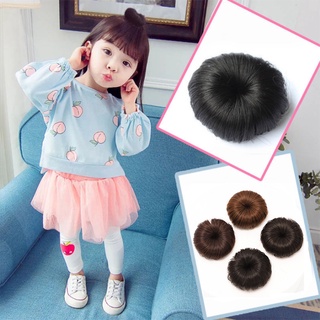 Búi tóc giả WIGSIN kiểu dáng củ tỏi xinh xắn dành cho trẻ em