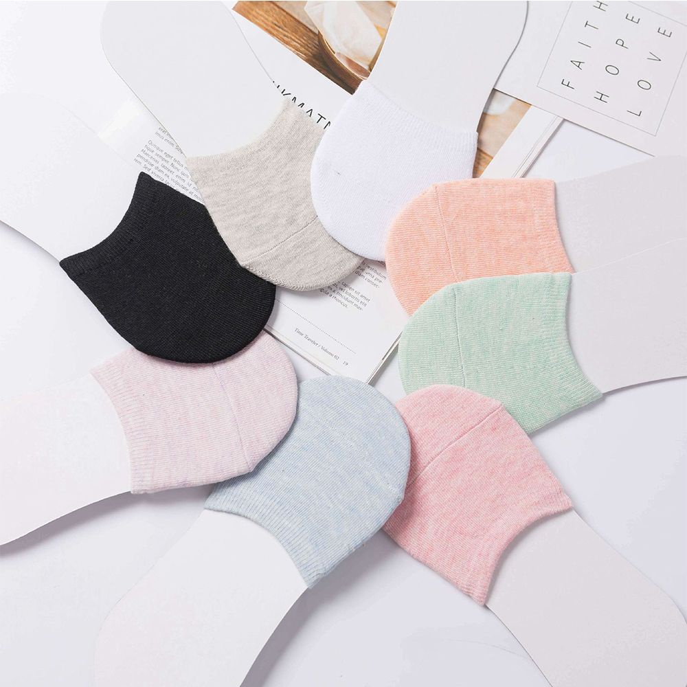 Vớ cotton nửa bàn chân chống trượt thấm hút mồ hôi cho nữ
