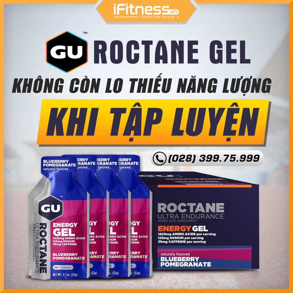 Gel Uống Bổ Sung GU Roctane Gel Hộp 24 Gói