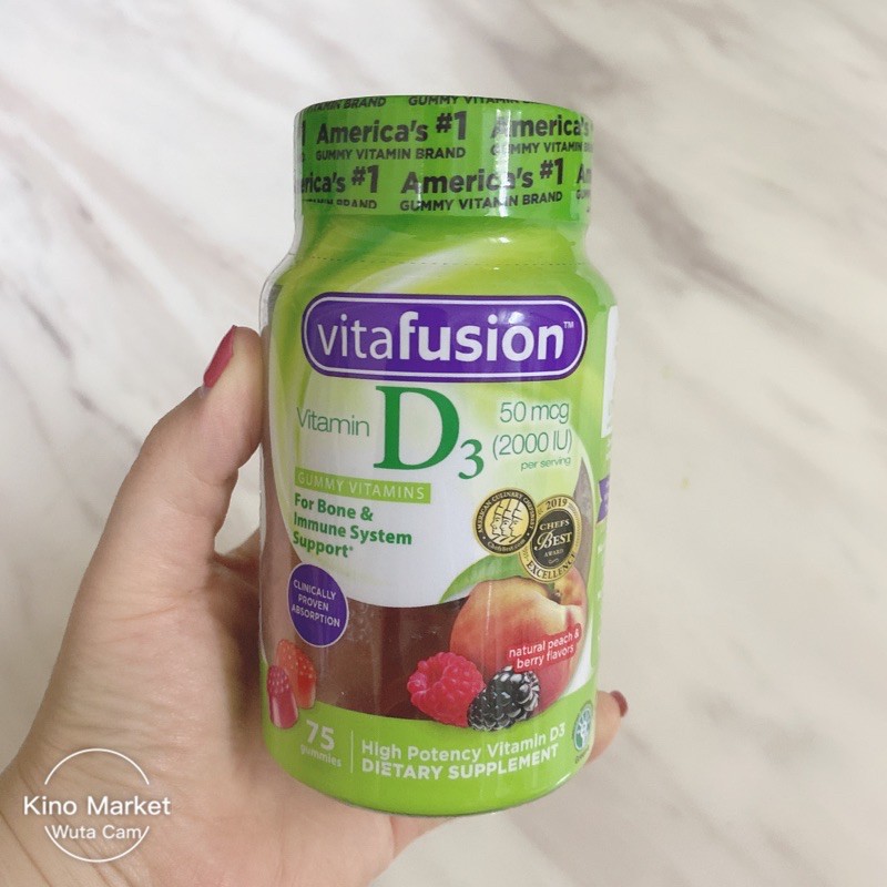 Kẹo dẻo bổ sung vitamin tổng hợp Vitafusion MultiVites 75 & 100 viên | Thế Giới Skin Care