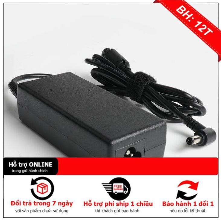 Sạc Laptop Asus X44h , K43e , K42 , K53e , X401A X45 K55 kích thước chân sạc thường to 5.5mm*2.5mm