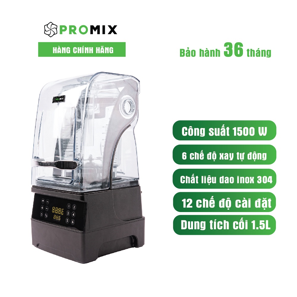 [Chính hãng] Máy xay sinh tố công nghiệp Promix Monster PM-S900 1500W/1.5L