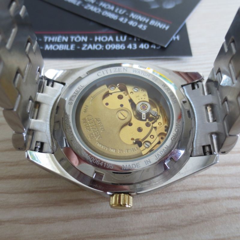 Đồng hồ cơ nam Citizen Automatic - Tự động nạp cót