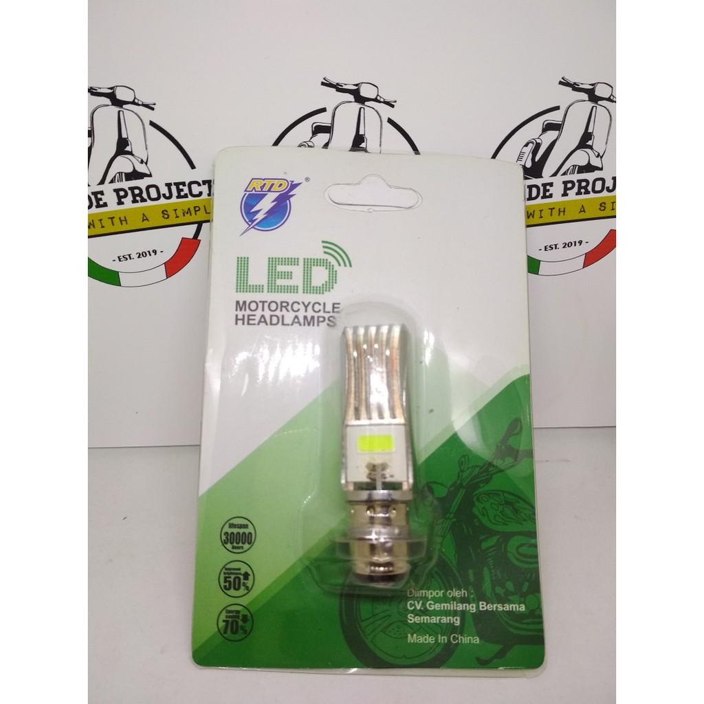 Đèn Pha Led 2 Mặt Rtd M11R-R H6 Hi-Lo Dc 9v-18v 18w Chất Lượng Cao