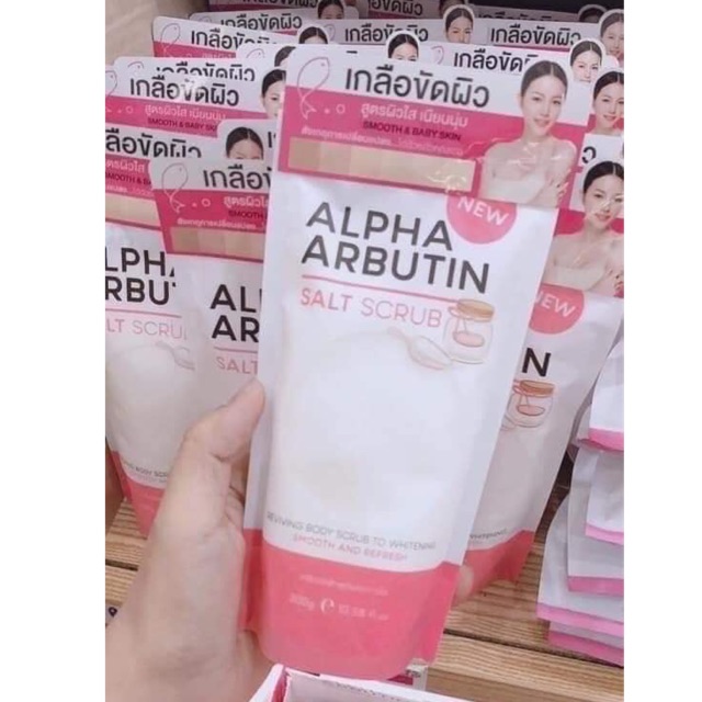 Muối tắm da công thức ALPHA arbutim