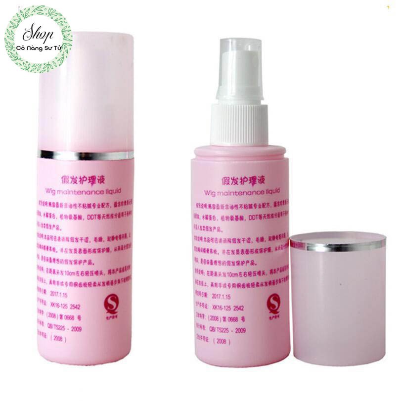 Xịt dưỡng tóc giả giàu vitamin E, mùi thơm dịu nhẹ - tinh chất dưỡng tóc giả mềm mại - Cô nàng sư tử