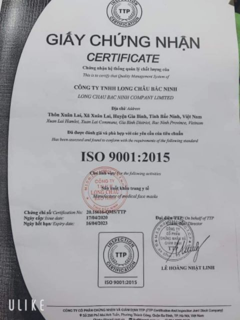 Khẩu trang 4 lớp Umino/Long Hưng/Duy Khánh bảo vệ sức khỏe | BigBuy360 - bigbuy360.vn