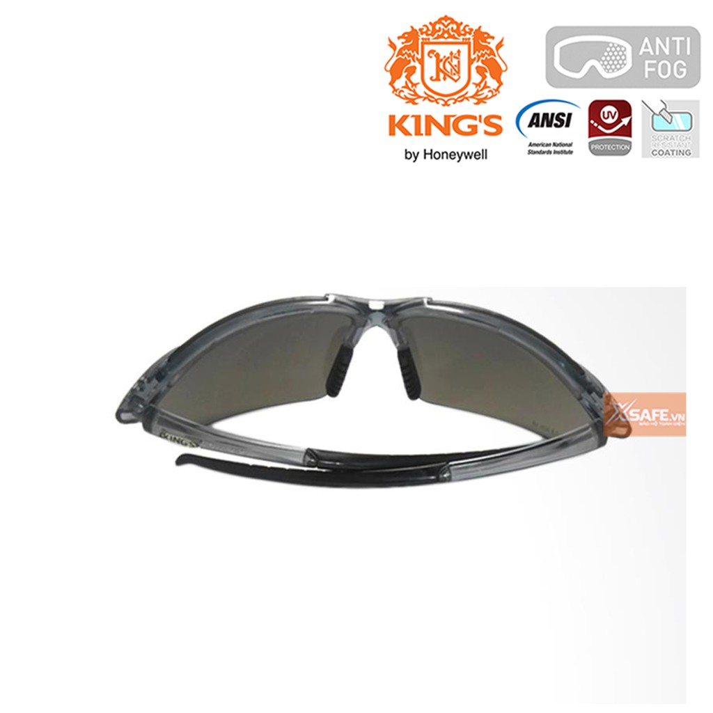 Kính bảo hộ Kings KY712 Kính chống bụi, tia UV, chống trầy xước, đọng sương, bảo vệ mắt, đi xe máy, lao động