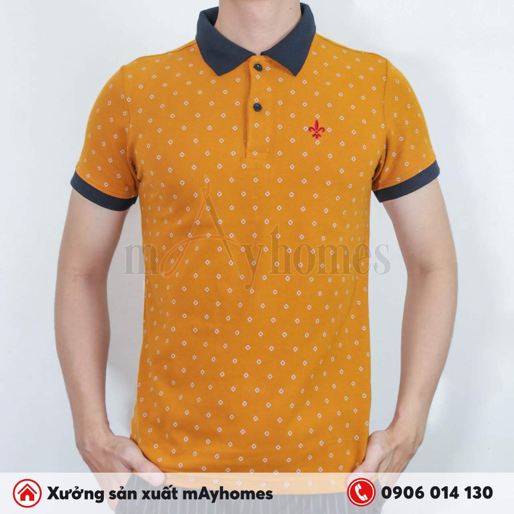 Áo thun polo cá sấu cao cấp giá rẻ, vải thấm hút mồ hôi tốt, cổ bẻ ngắn tay mã AT107 | BigBuy360 - bigbuy360.vn