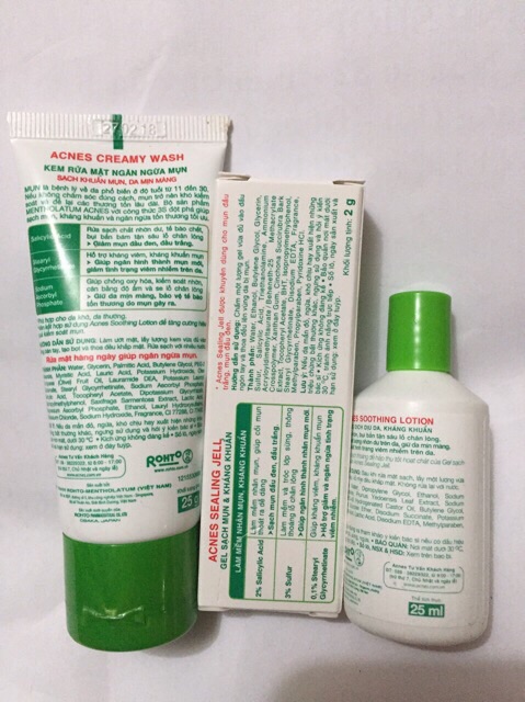 Bộ tiện dụng acnes - bộ sản phẩm chăm sóc da mụn Acnes | BigBuy360 - bigbuy360.vn