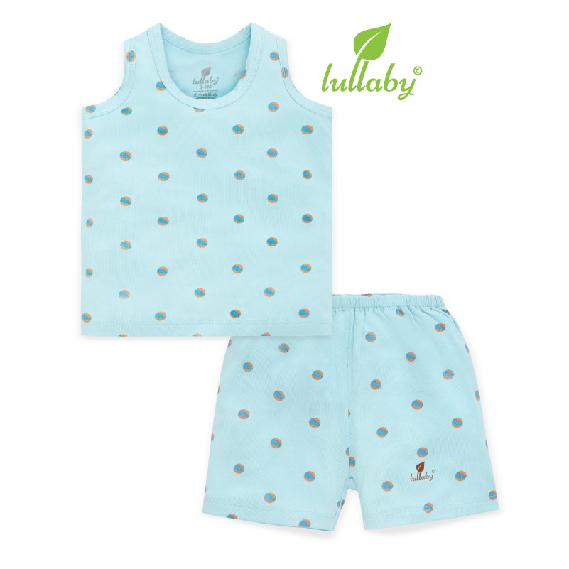 Lullaby - Bộ quần áo ba lỗ bé trai Nh604P