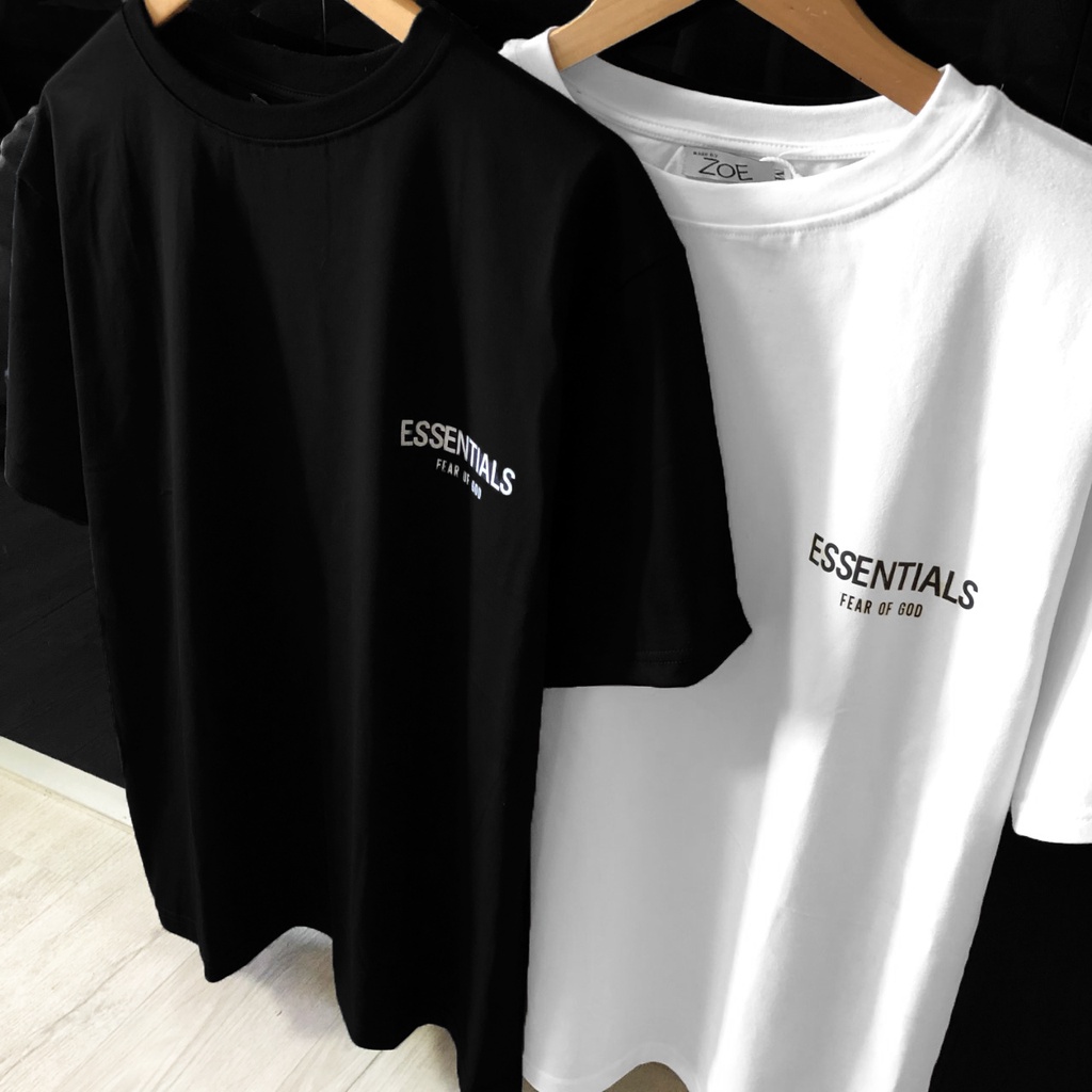 Áo thun ESSENTIALS, áo phông tay lỡ nam nữ unisex, ZOEclothing