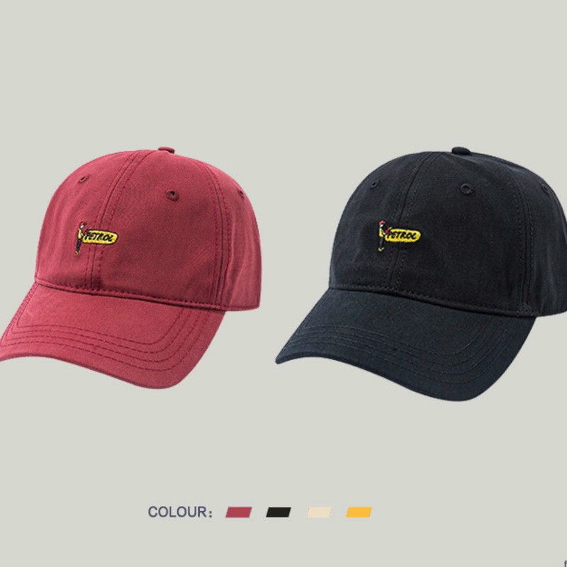 Mũ Lưỡi Trai Thêu Hoạt Hình 22075 Dễ Phối Đồ Thời Trang Cho Nam Nữ