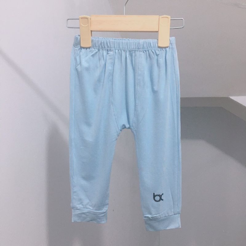 Quần dài đáy ngang cho bé sơ sinh mặc tả, bo gấu, thun lạnh từ 6kg - 19kg Bexiu Vietnam