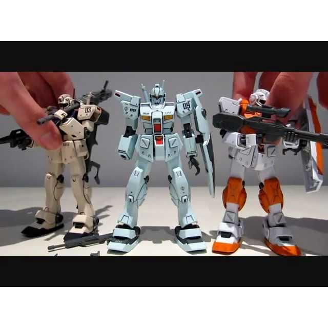 Mô hình lắp ráp HG UC RGM-79N GM Custom 120 Bandai 4573102574008