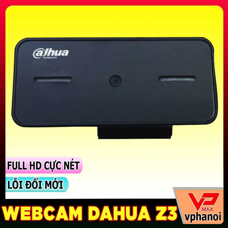 [Cực nét] Webcam Dahual Z3/ Cổ cao VSP / Loại kẹp có mic cổng usb dùng Học trực tuyến, Live Stream Học Online