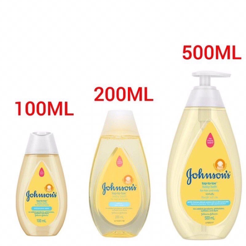 Sữa tắm gội toàn thân Johnson's TOP TO TOE 200ml - Sumishop2019