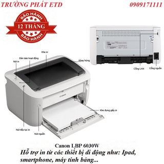 Máy In Laser Đa Năng Canon LBP 6030W Wifi - Hàng Chính Hãng
