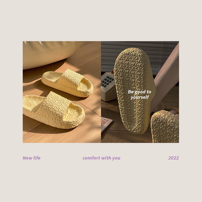 Oeggeo shop Dép Đi Trong Nhà Đế Dày Sáng Tạo Cho Nam Và Nữ