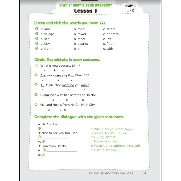 Sách_Học kèm app miễn phí_99 ngày em giỏi tiếng anh lớp 5
